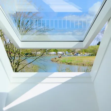 Appartement Happybnb - Stilvolles, Naturgelegenes Mit Blick Auf Den Mittellandkanal Und Die Wasserstadt - Kamin, Parken Und Spielplatz
